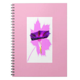 Blomsterdesign anteckningsbok