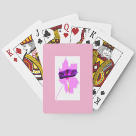 Blomsterdesign casinokort
