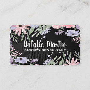 Blomsterdesign   Elegant natur Visitkort