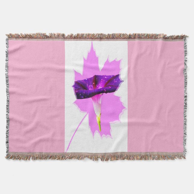Blomsterdesign  filt (Framsidan)
