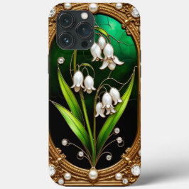 Blomsterdesign i förgylld ram