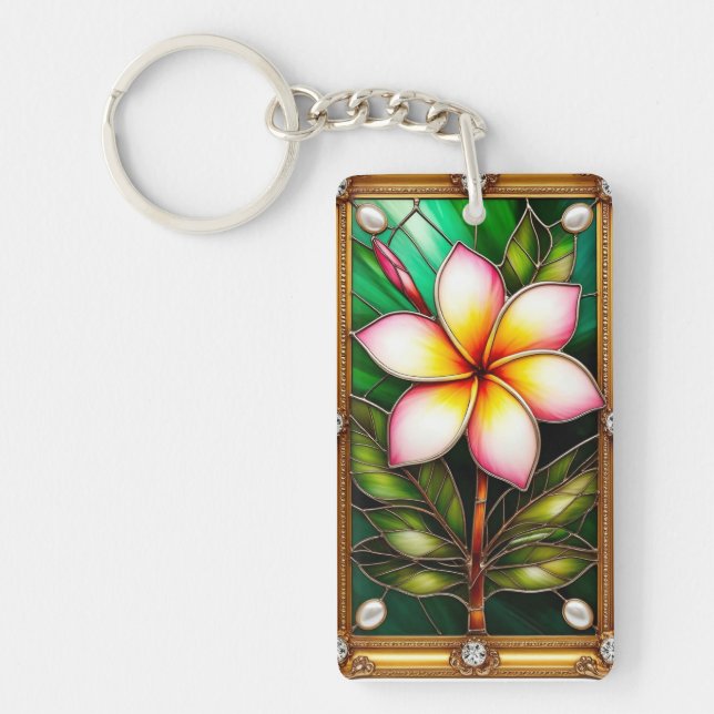 Blomsterdesign i förgylld ram (Framsidan)