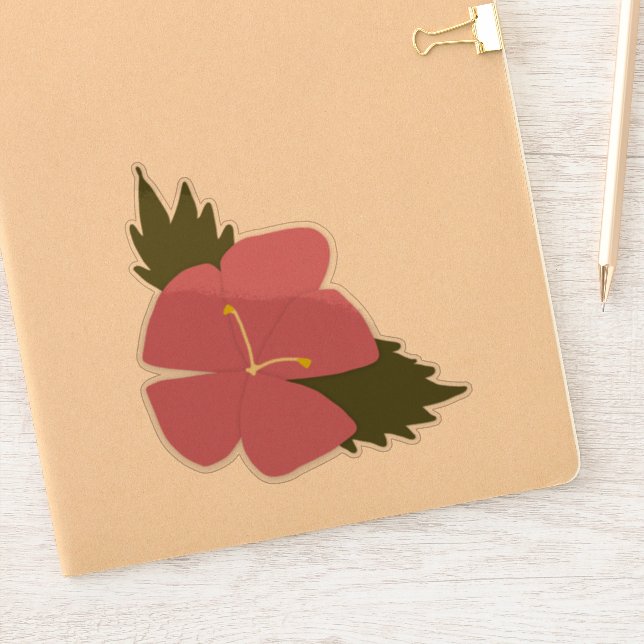Blomsterdesign Klistermärken (Anteckningsbok)