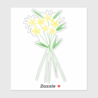 Blomsterdesign Klistermärken
