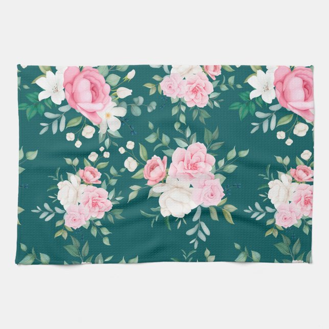 Blomsterdesign Kökshandduk (Skapare uppladdad)