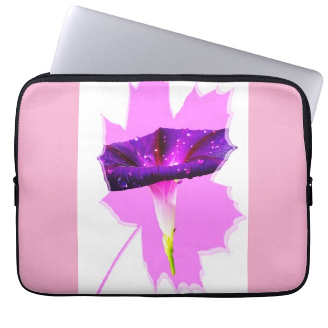 Blomsterdesign  laptop fodral (Framsidan)