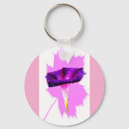 Blomsterdesign nyckelring
