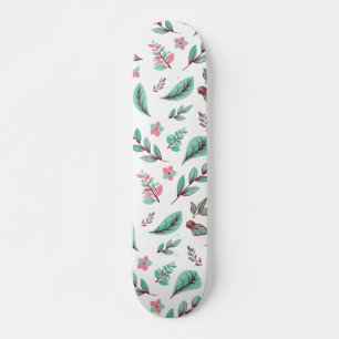 Blomsterdesignserie 2 mini skateboard bräda 18,5 cm