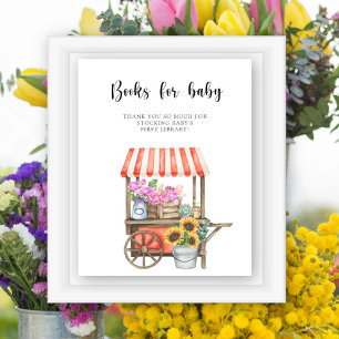 Blomsterdusch, bokar för baby poster