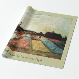 Blomsterfält av Vincent van Gogh. Vintage blommig Presentpapper