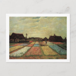 Blomsterfält av Vincent van Gogh. Vykort