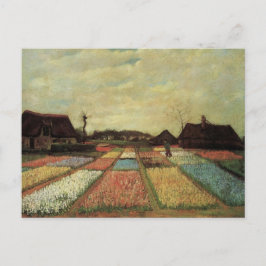 Blomsterfält av Vincent van Gogh. Vykort