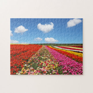 Blomsterfält Pussel