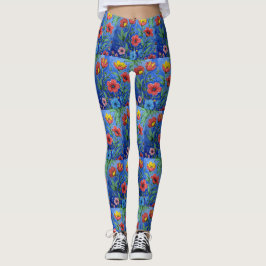 Blomsterfält yogabyrxor leggings