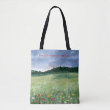 Blomsterfältslandskap
