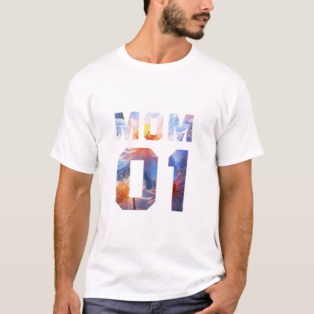 Blomsterfamiljen - Mamma 01 T Shirt (Framsida)