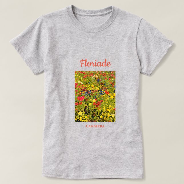 Blomsterfestivalen i Florida Canberra T Shirt (Design framsida)
