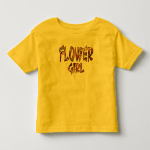 Blomsterflicka Barn T-shirt Anpassningsbar