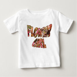 Blomsterflicka Ruffle Tee Stor Text
