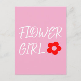 Blomsterflicka Vykort