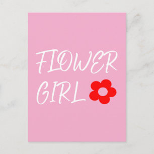 Blomsterflicka Vykort