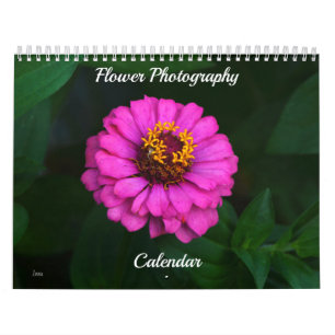 Blomsterfotografi Blommigt Calendar Kalender