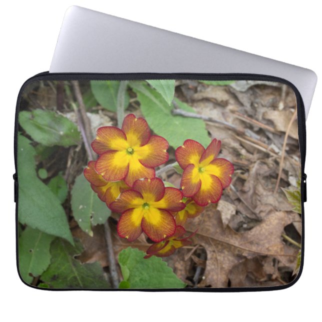 Blomsterfotografi Laptop Sleeve (Framsidan)