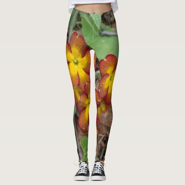 Blomsterfotografi Leggings (Framsida)
