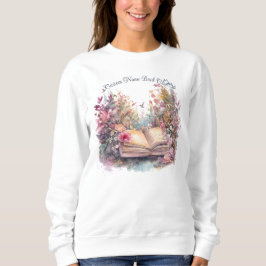 Blomsterglädje bokälskare, anpassad bokklubb t shirt