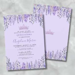 Blomstergod Julklappsinbjudan till Quinceañera Inbjudningar