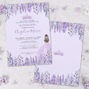 Blomstergod Julklappsinbjudan till Quinceañera Inbjudningar