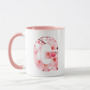Blomstergodsaker Initial Mugg Personligt Namn &