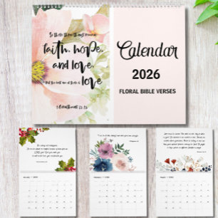 Blomstergudomlig vers väggkalender 2026 kalender