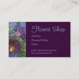 BLOMSTERHANDEL av SHARON SHARPE Visitkort