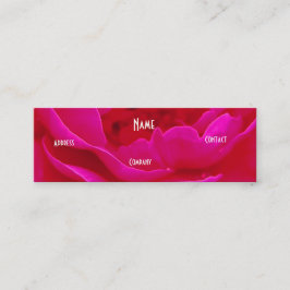 Blomsterhandlare - rosagröntro mini visitkort