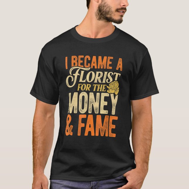 Blomsterhandlare Substantiv Definition Trädgårdsmä T Shirt (Framsida)