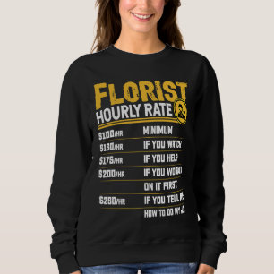 Blomsterhandlare Timlön Blomsterarrangemang Bloms T Shirt