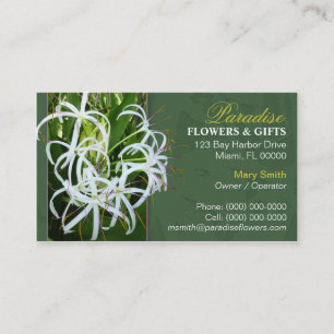 Blomsterhandlarevisitkort Visitkort
