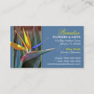 Blomsterhandlarevisitkort Visitkort