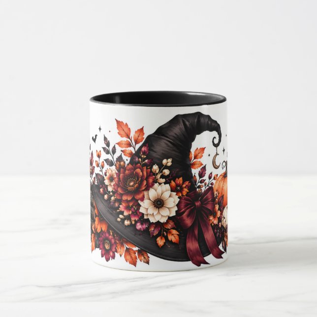 Blomsterhäxa Hatt Halloween Mugg (Center)