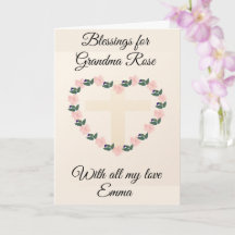 Blomsterhjärtats välsignelse till en kära farmor/m