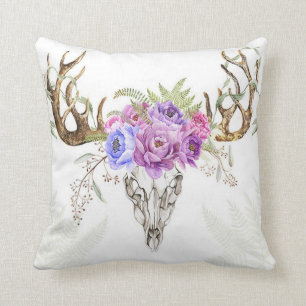 Blomsterhjorthornskudde Kudde