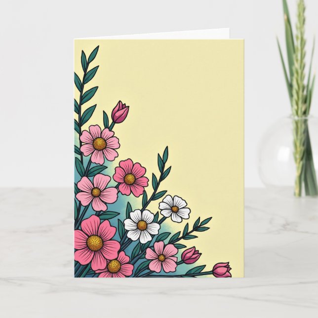 Blomsterhörnets Blomsterkort Kort (Framsida)