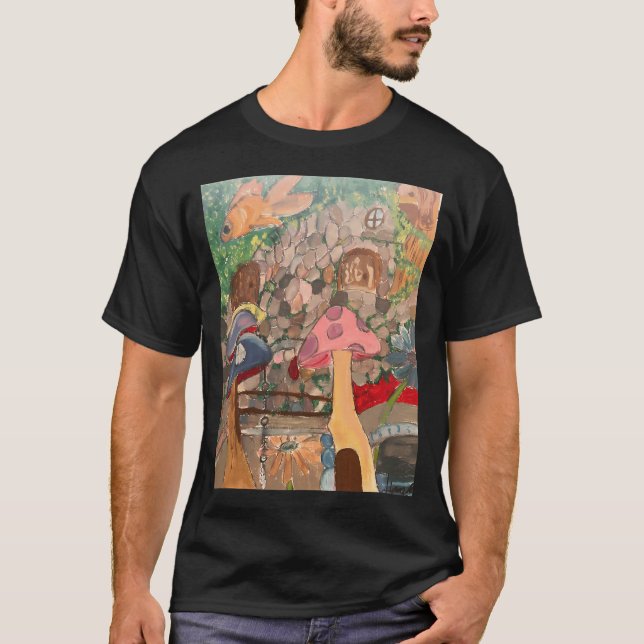 Blomsterhus T Shirt (Framsida)