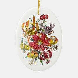 Blomsterkarneval Julgransprydnad Keramik