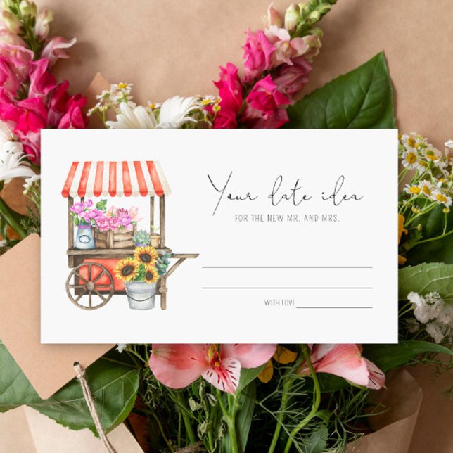 Blomsterkärra - Datum idéer för kvällen \ Datum lo Tilläggskort (Skapare uppladdad)
