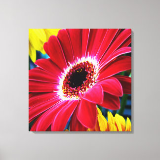 Blomsterkonst 1 Insvept Canvas