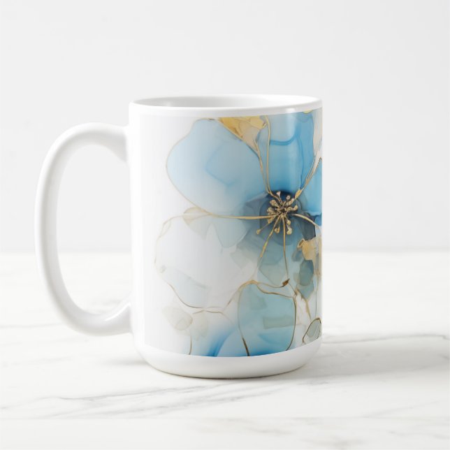 Blomsterkonst  kaffemugg (Vänster)