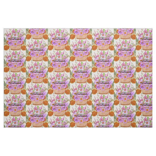 Blomsterkorg Tyg (Fat Quarter)