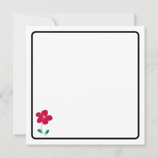 Blomsterkort Anteckningskort